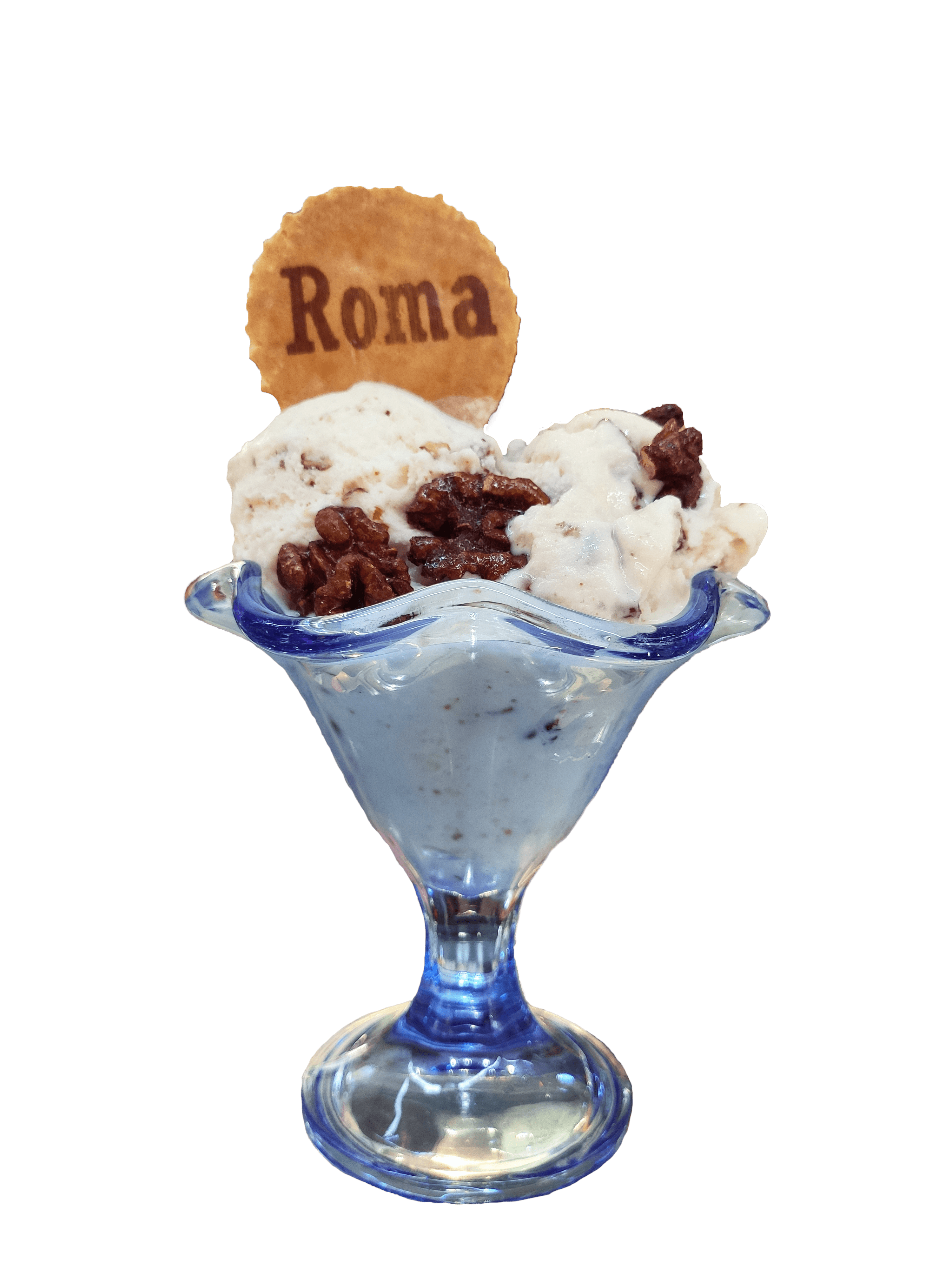 Copa Helado Nata Nueces